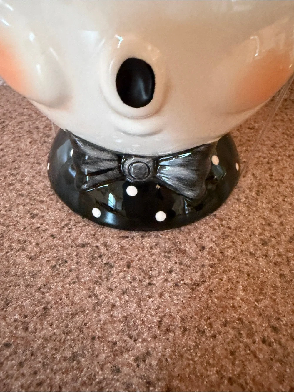 New Johanna Parker Retro Halloween Ceramic Gus Ghost Cookie Jar Canister 11